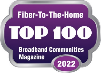 Broadband Communities Magazine Top 100 of 2022 logo