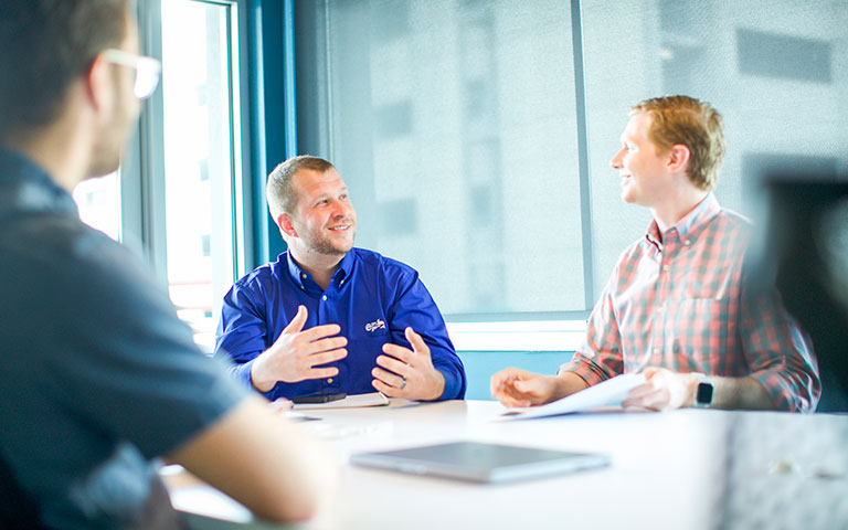 EPB Employees sitting around a conference table