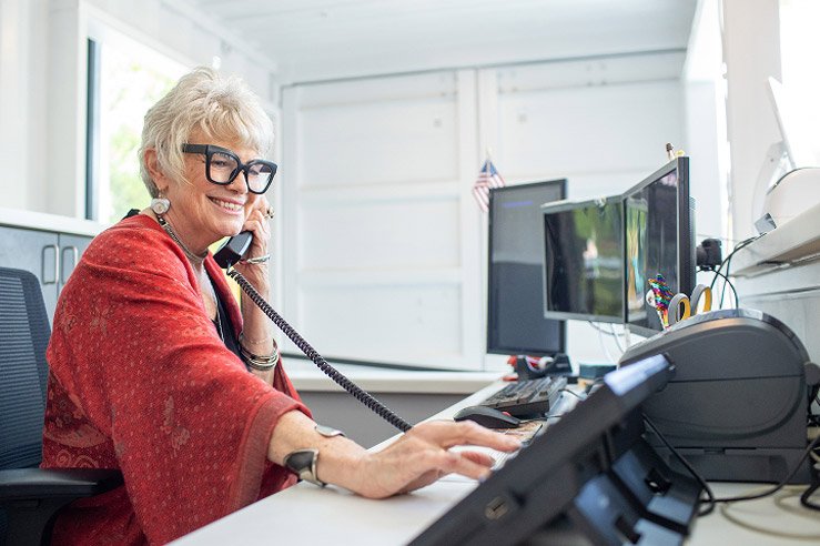 Contact Center/Receptionist Dashboard icon