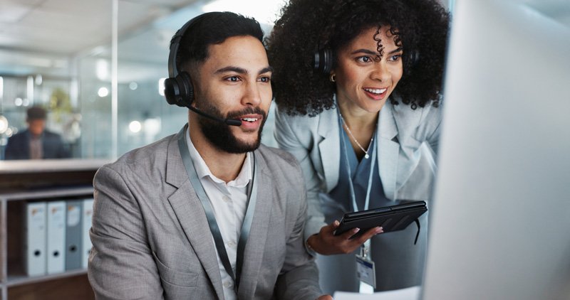 Identify training opportunities & improve agent performance icon