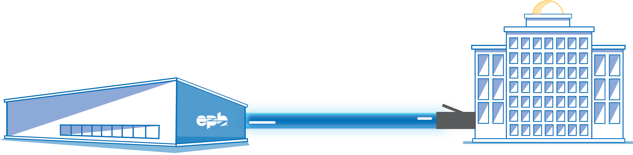 Dedicated Ethernet Connection Graphic