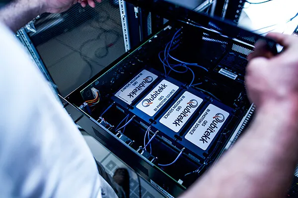 EPB and Quibitekk quantum computing node setup